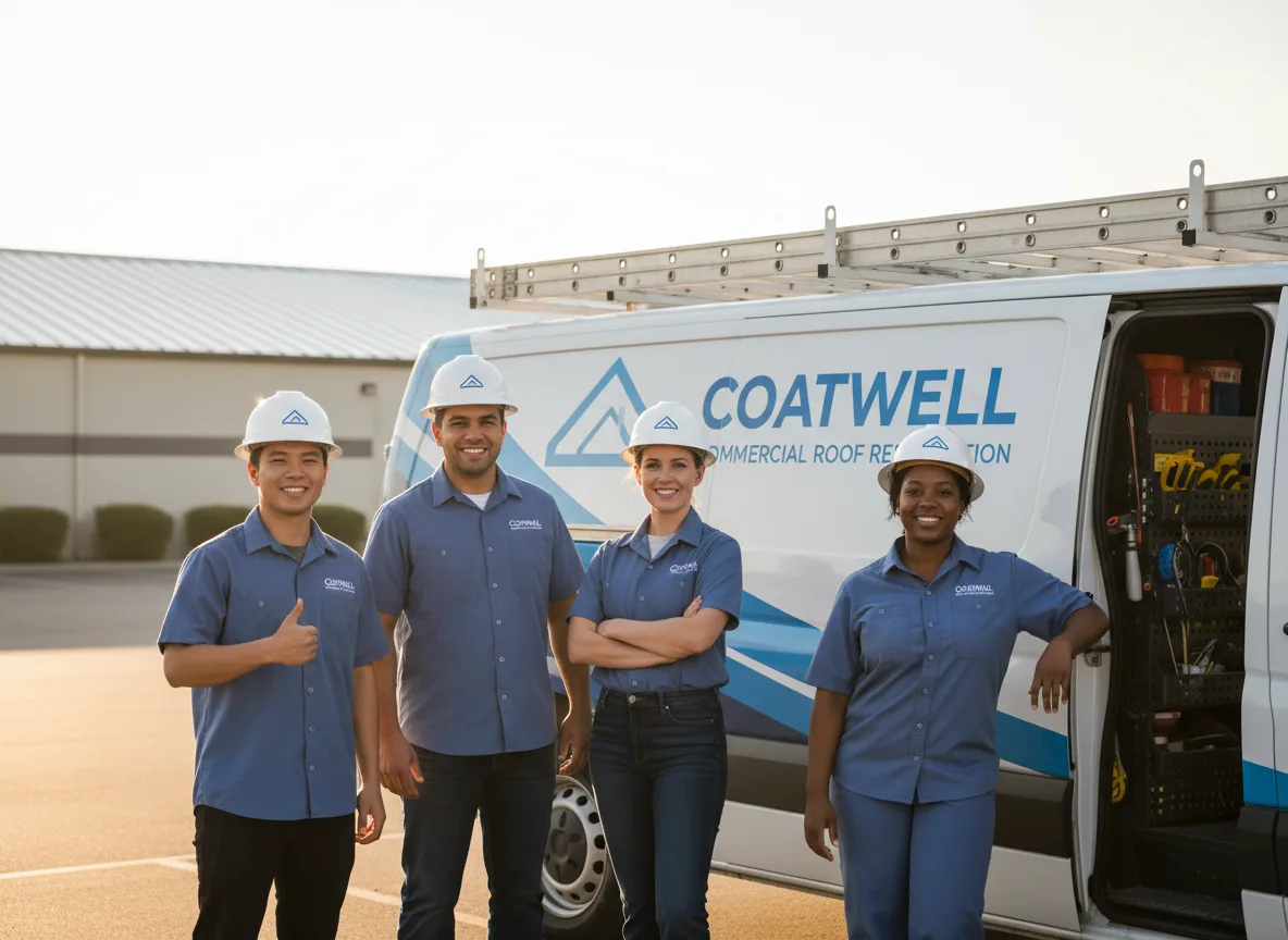 Commercial roof coating company in Thomas, OK